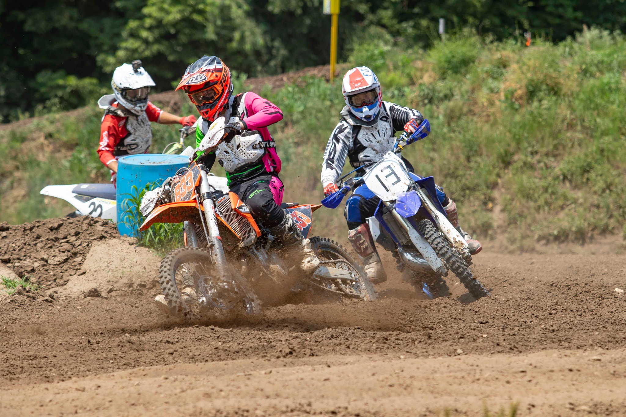 May be an image of 6 people, dirt bike and motorcycle